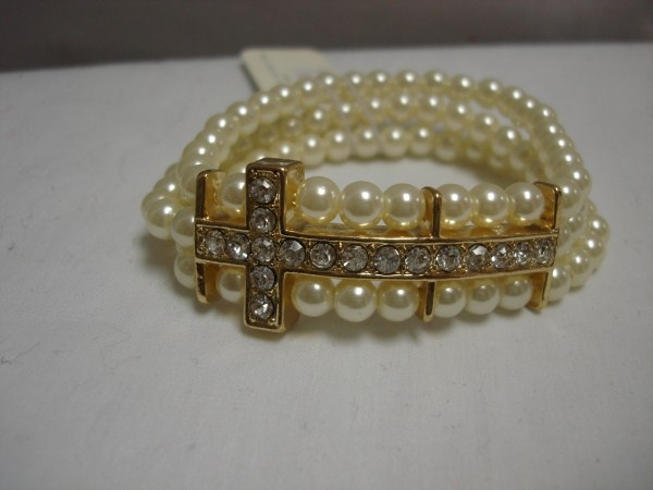 Side Cross Strech Bracelet